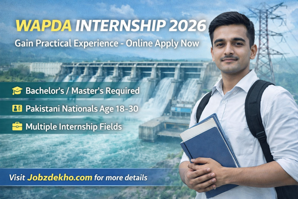 WAPDA Internship Program 2026 | 50+ Latest WAPDA Vacancy Advertisement